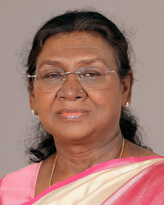 Official portrait of Smt. Droupadi Murmu, President of India